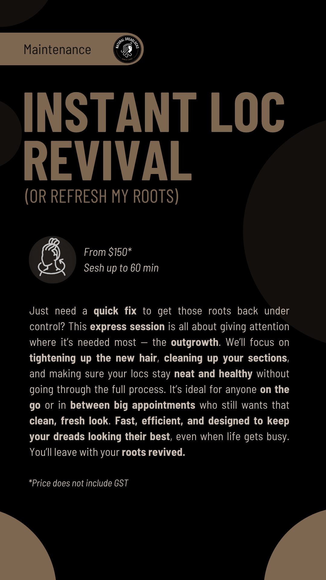 Instant Loc Revival — Root Maintenance Session