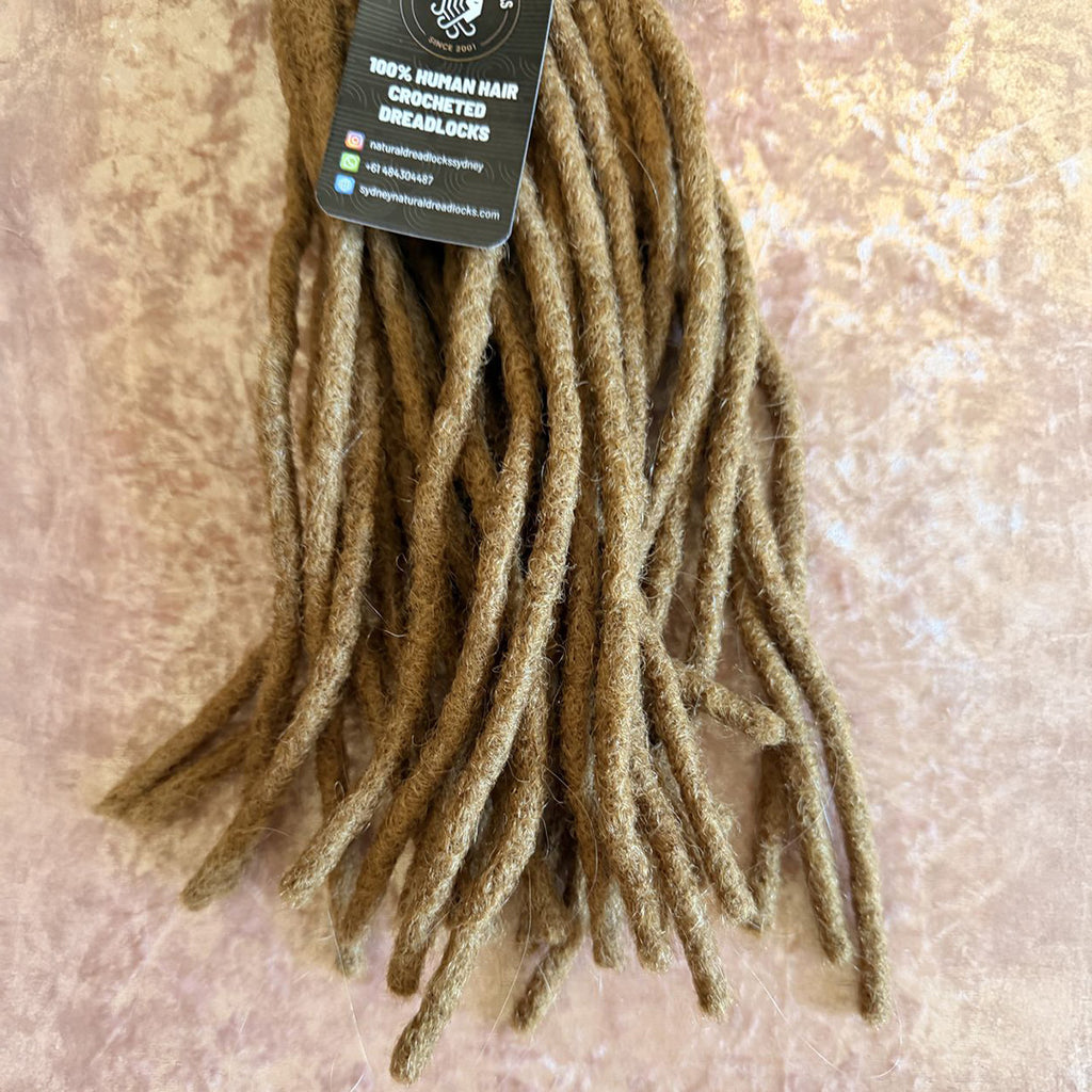 Authentic Afro Kinky Honey Blonde Dreadlock Extensions 10 units bundle