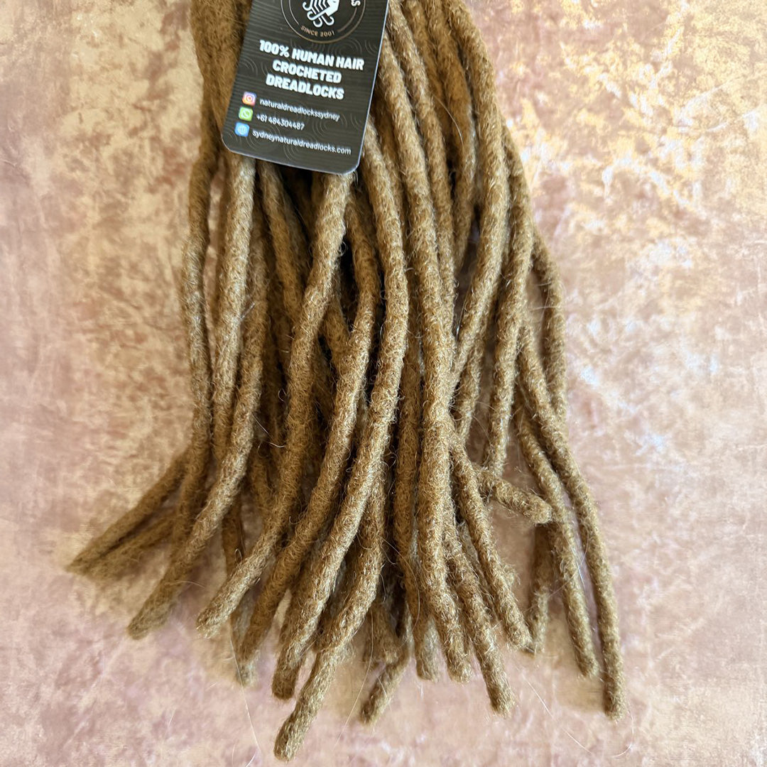 Authentic Afro Kinky Honey Blonde Dreadlock Extensions 10 units bundle