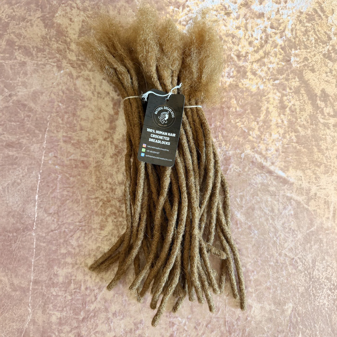 Authentic Afro Kinky Honey Blonde Dreadlock Extensions 10 units bundle