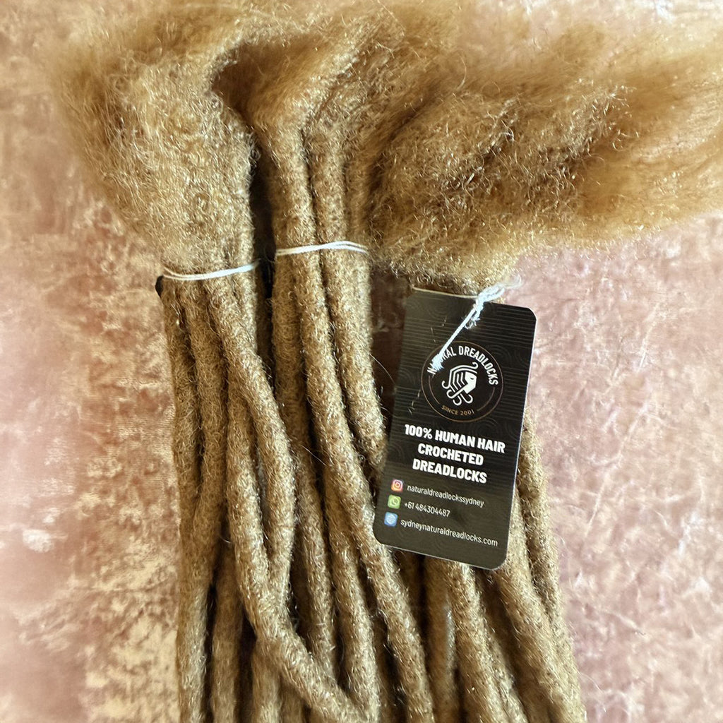 Authentic Afro Kinky Honey Blonde Dreadlock Extensions 10 units bundle
