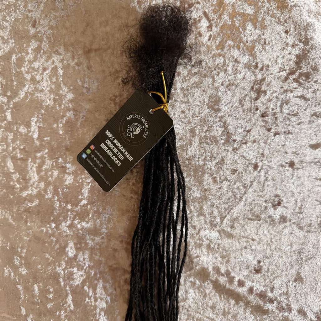 Authentic Afro Kinky Natural Black Dreadlock Extensions 10 units bundle