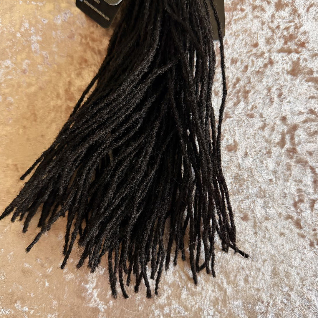 Authentic Afro Kinky Natural Black Dreadlock Extensions 10 units bundle