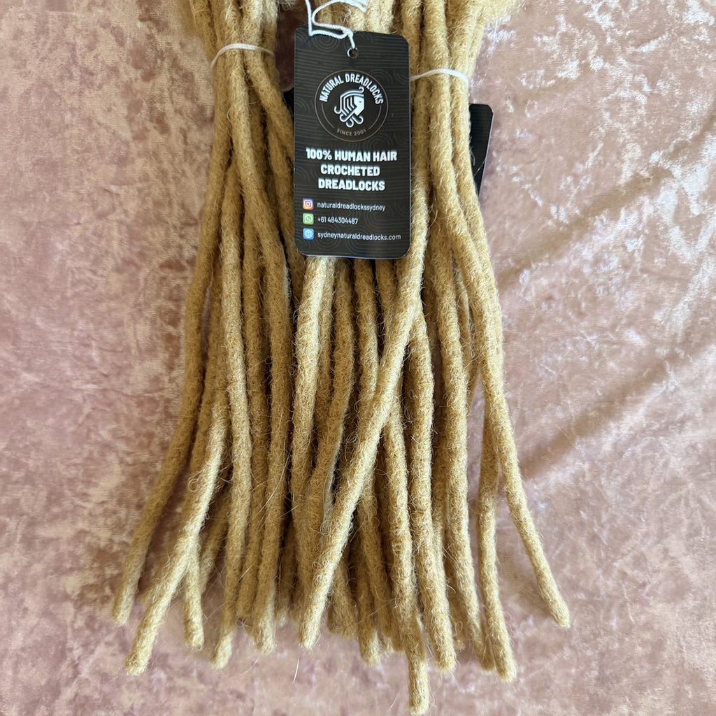 Authentic Afro Kinky Champagne Blonde Dreadlock Extensions 10 units bundle