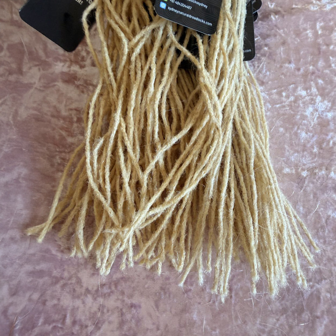 Authentic Afro Kinky Highlight Blonde Dreadlock Extensions 10 units bundle