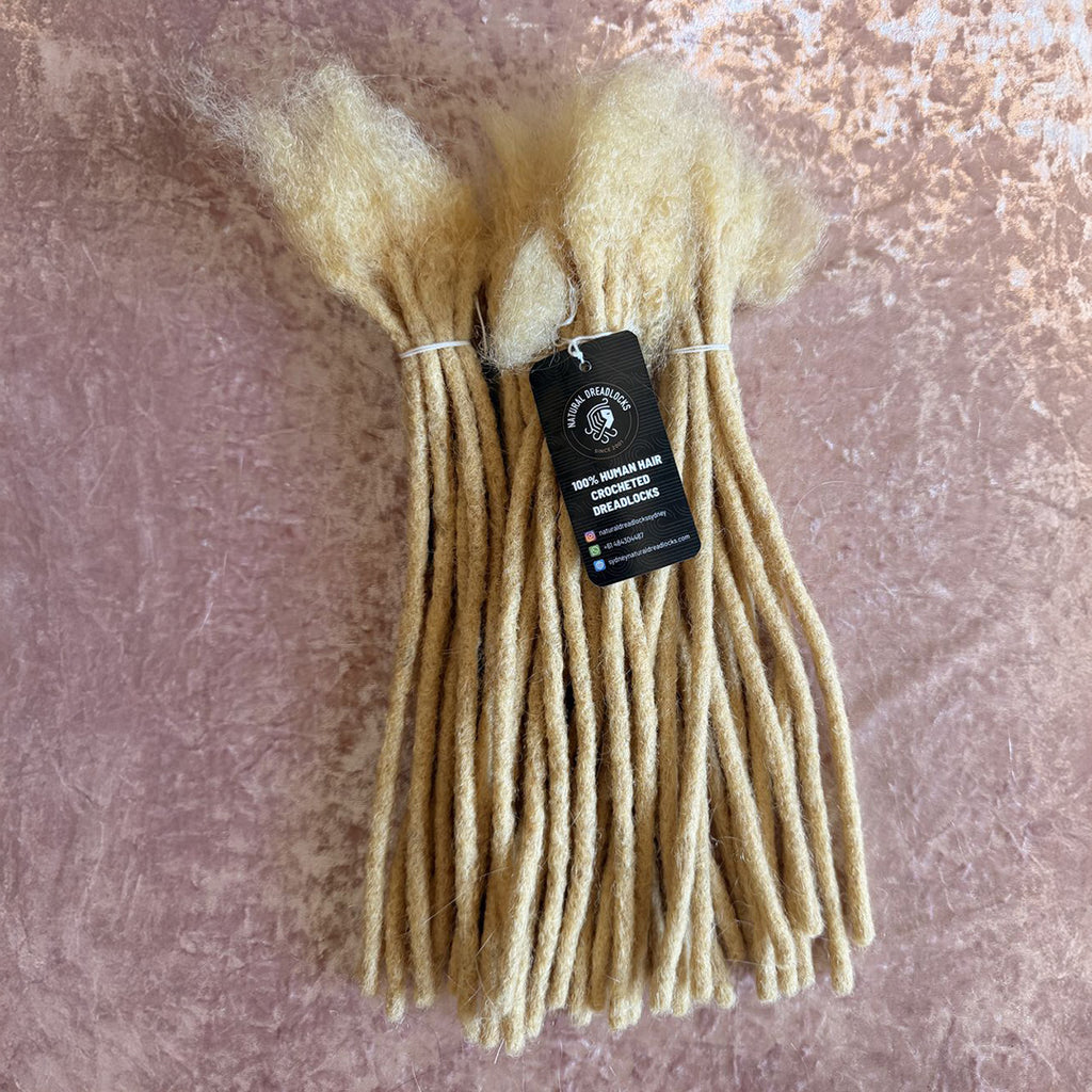 Authentic Afro Kinky Highlight Blonde Dreadlock Extensions 10 units bundle