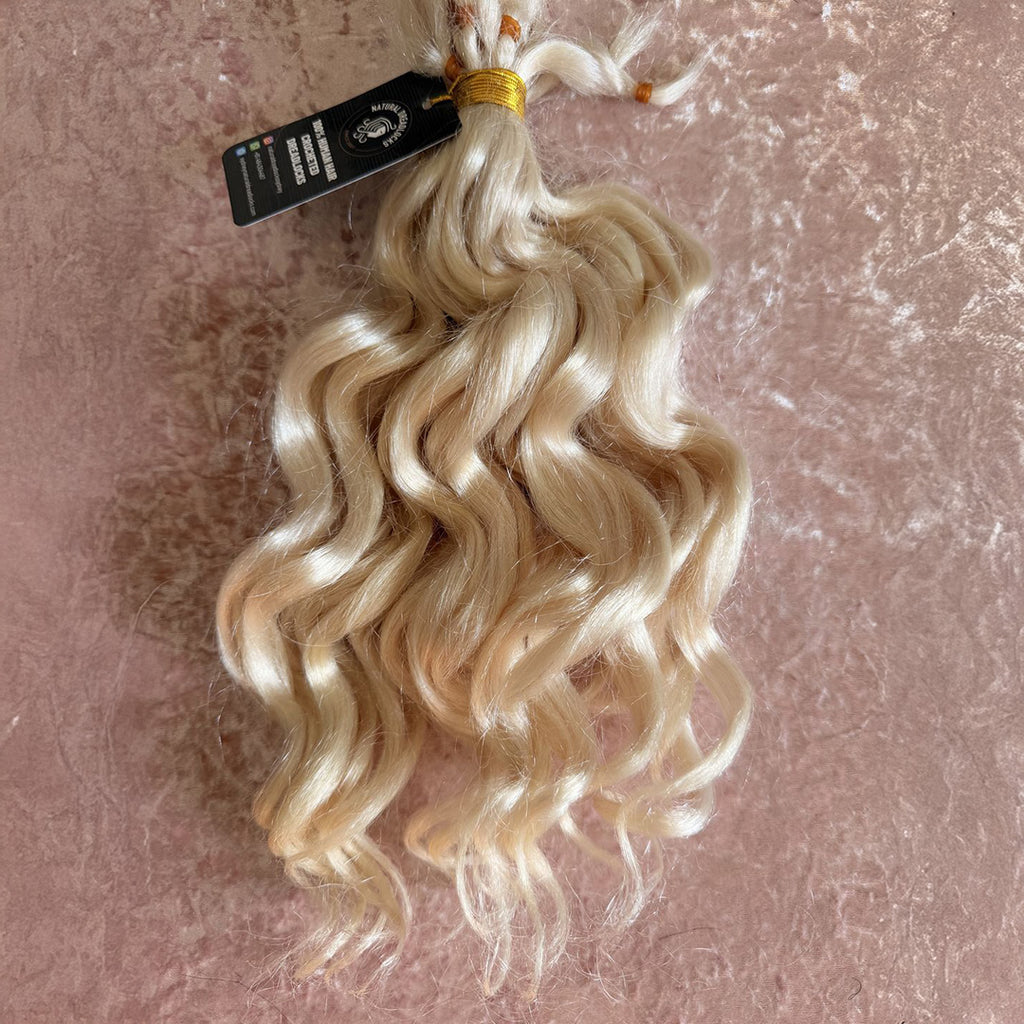 Curly Wavy ends 100gr Bundle - 100% Human Hair for Dreadlock Maintenance & Style