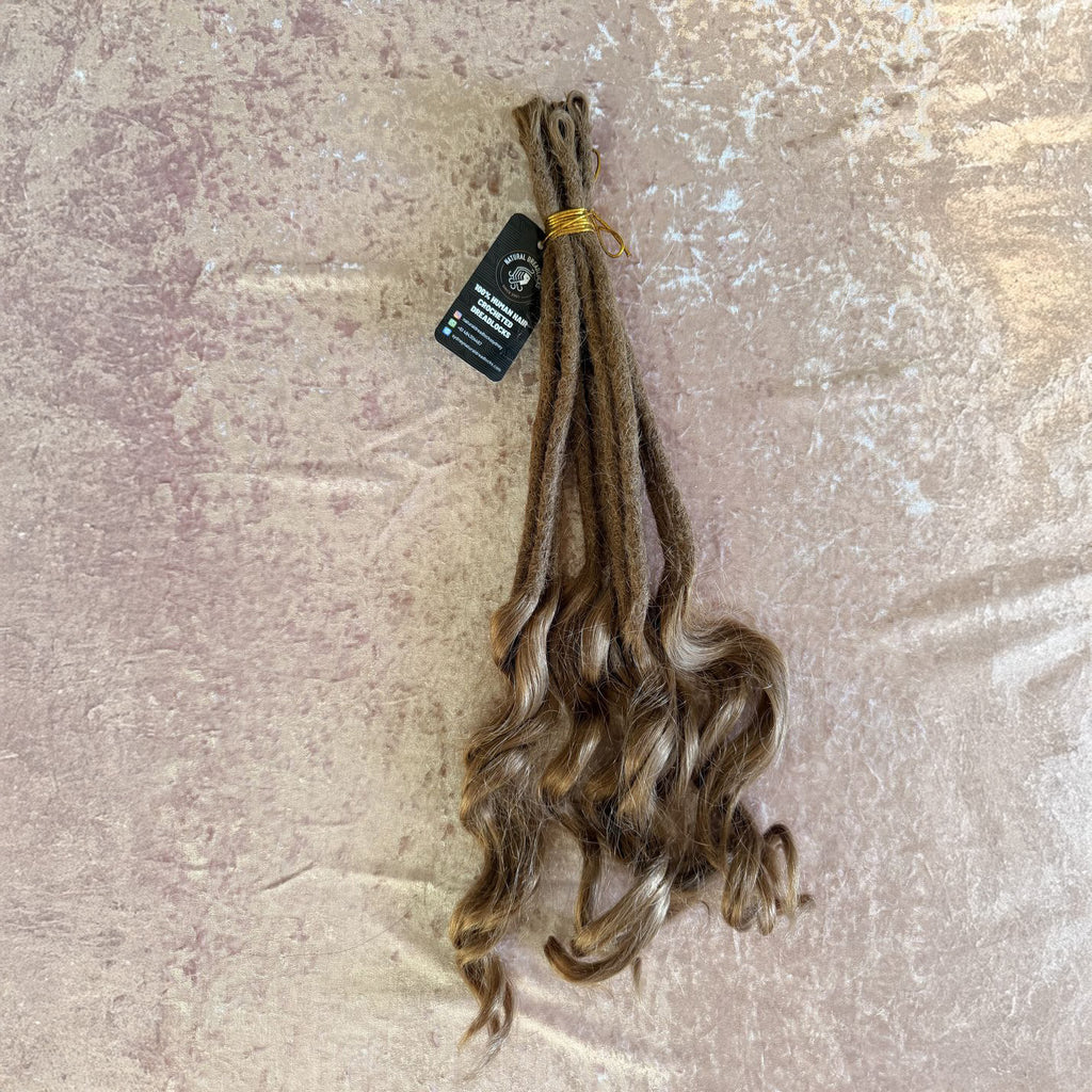 Goddess Locs Champagne brown 10 Units Bundle