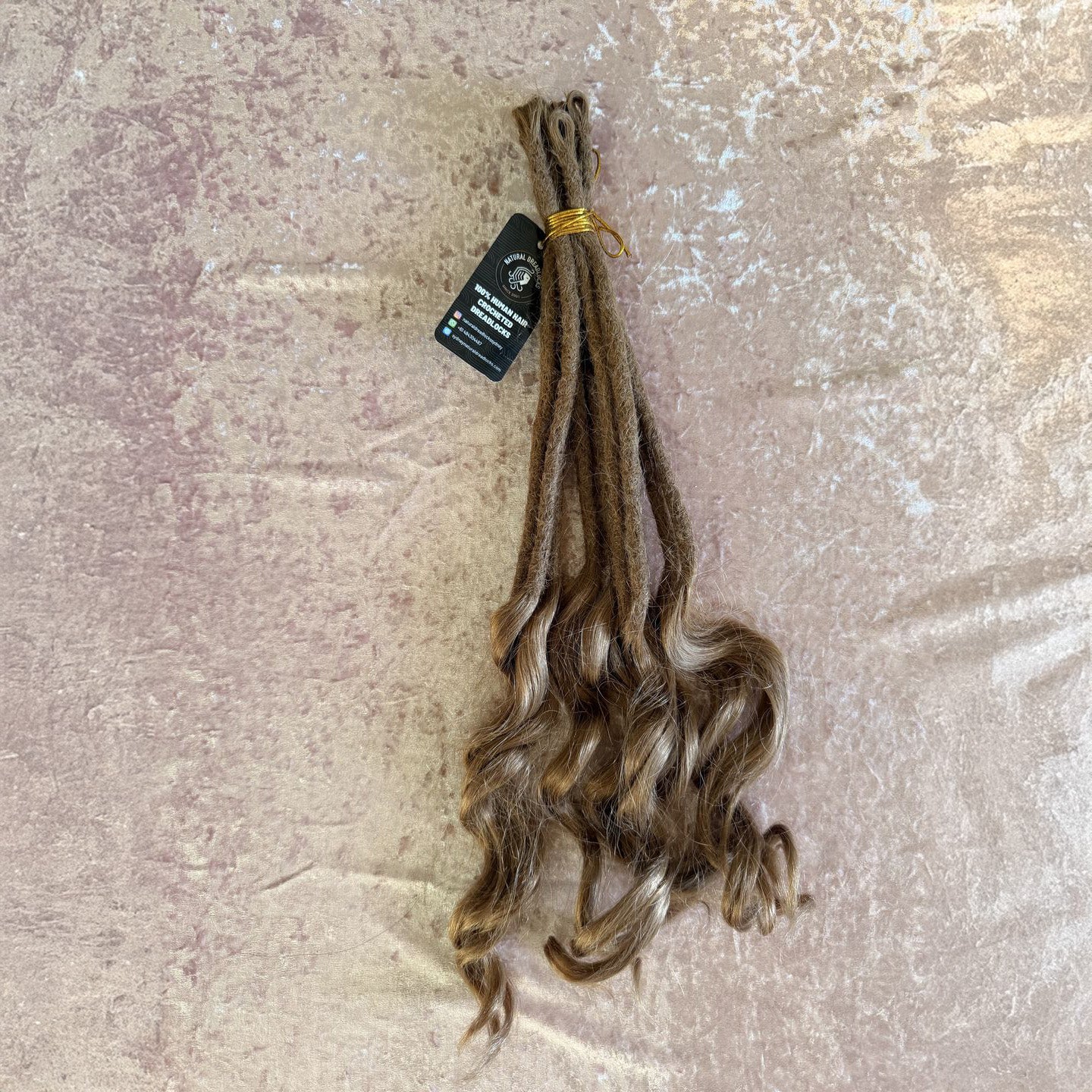 Goddess Locs Champagne brown 10 Units Bundle