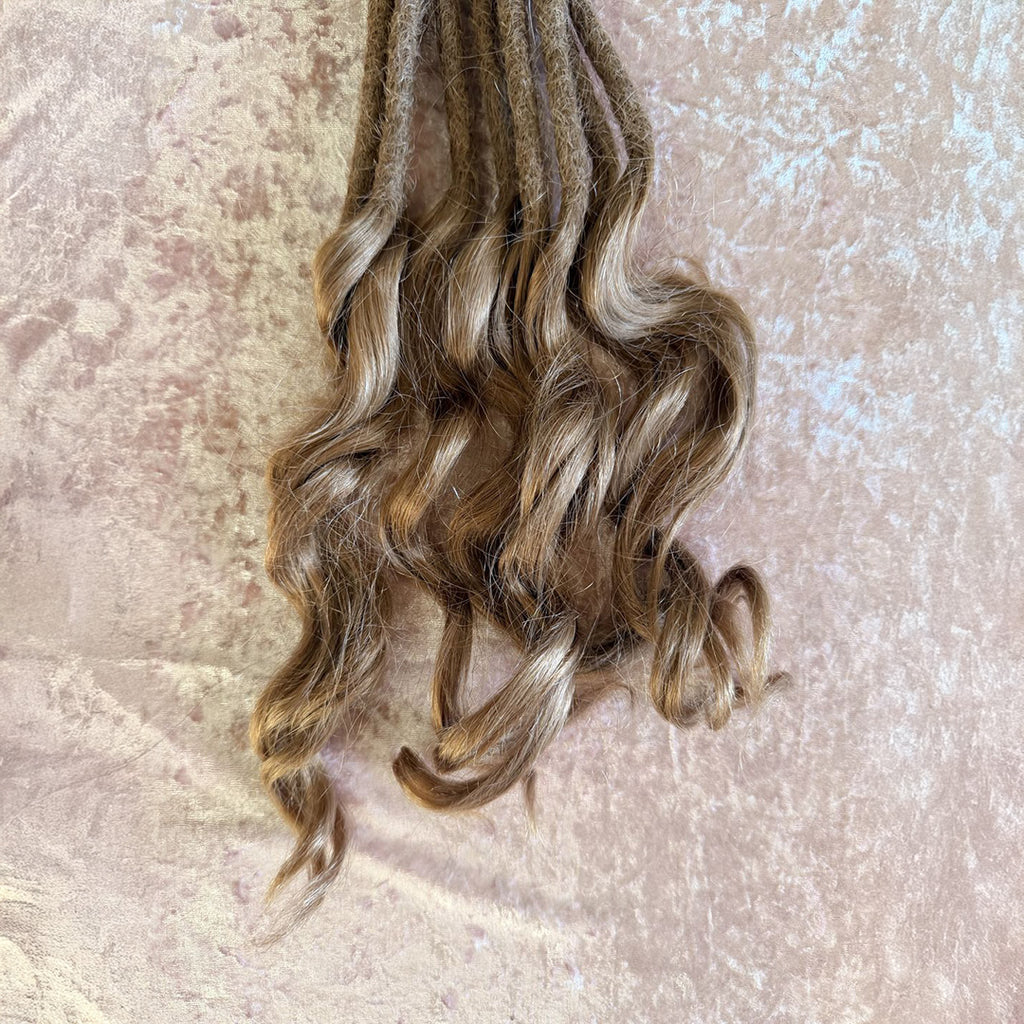 Goddess Locs Champagne brown 10 Units Bundle