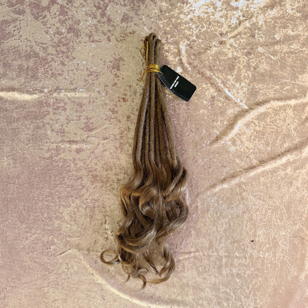 Goddess Locs Champagne brown 10 Units Bundle