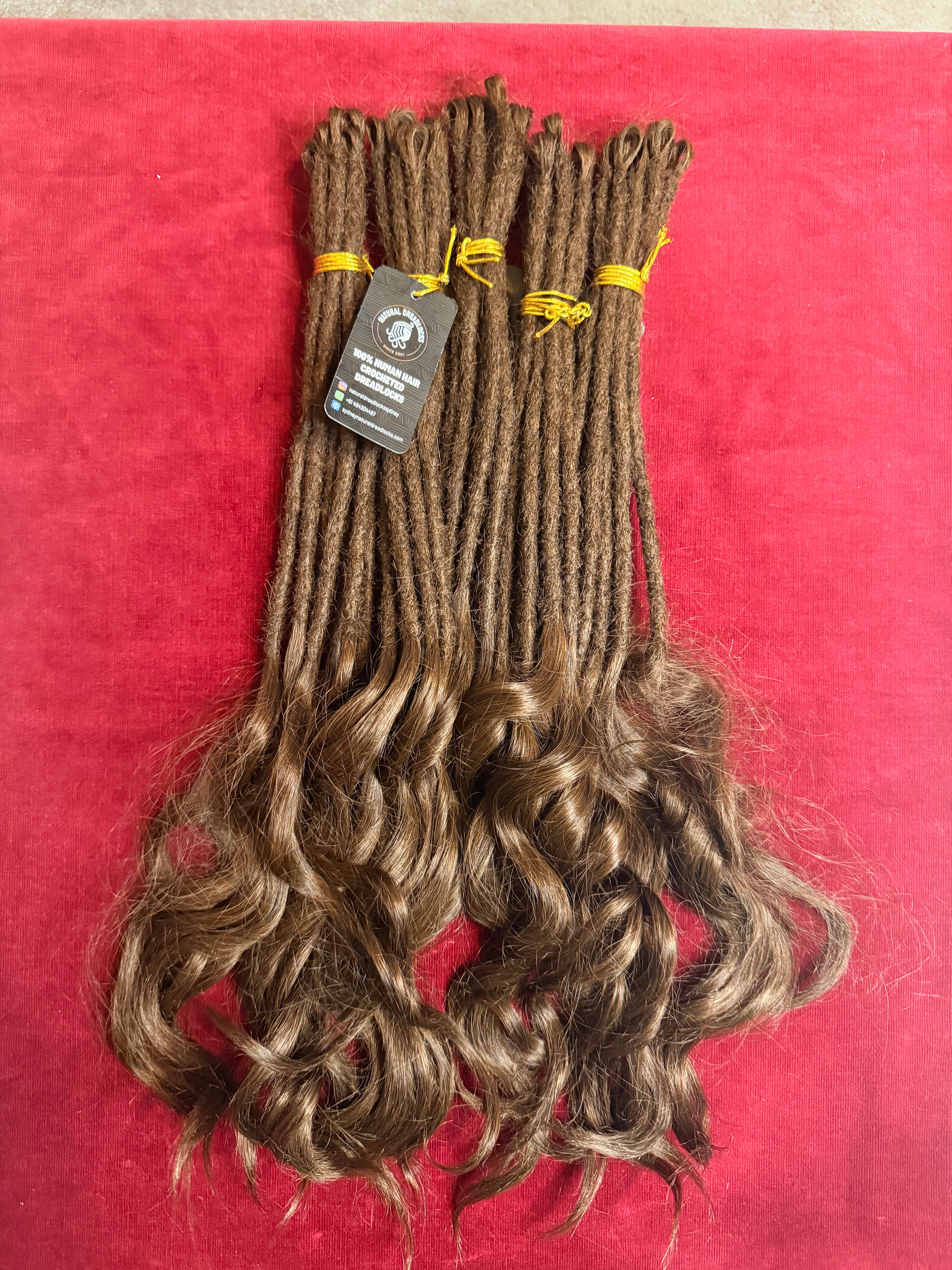 Goddess Locks Chocolate Brown 10 Units Bundle