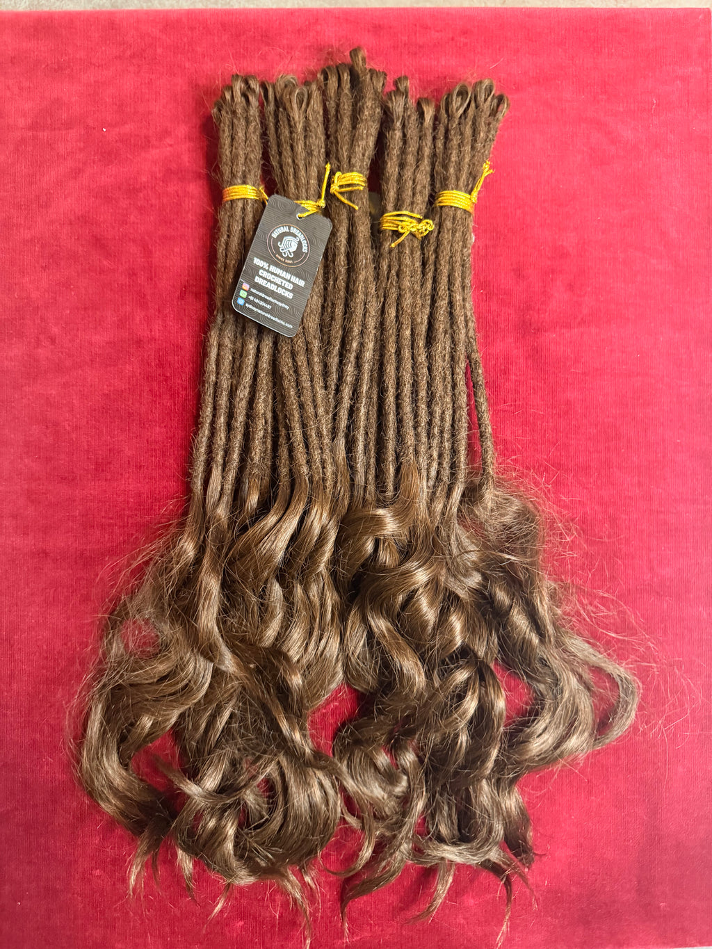 Goddess Locks Chocolate Brown 10 Units Bundle