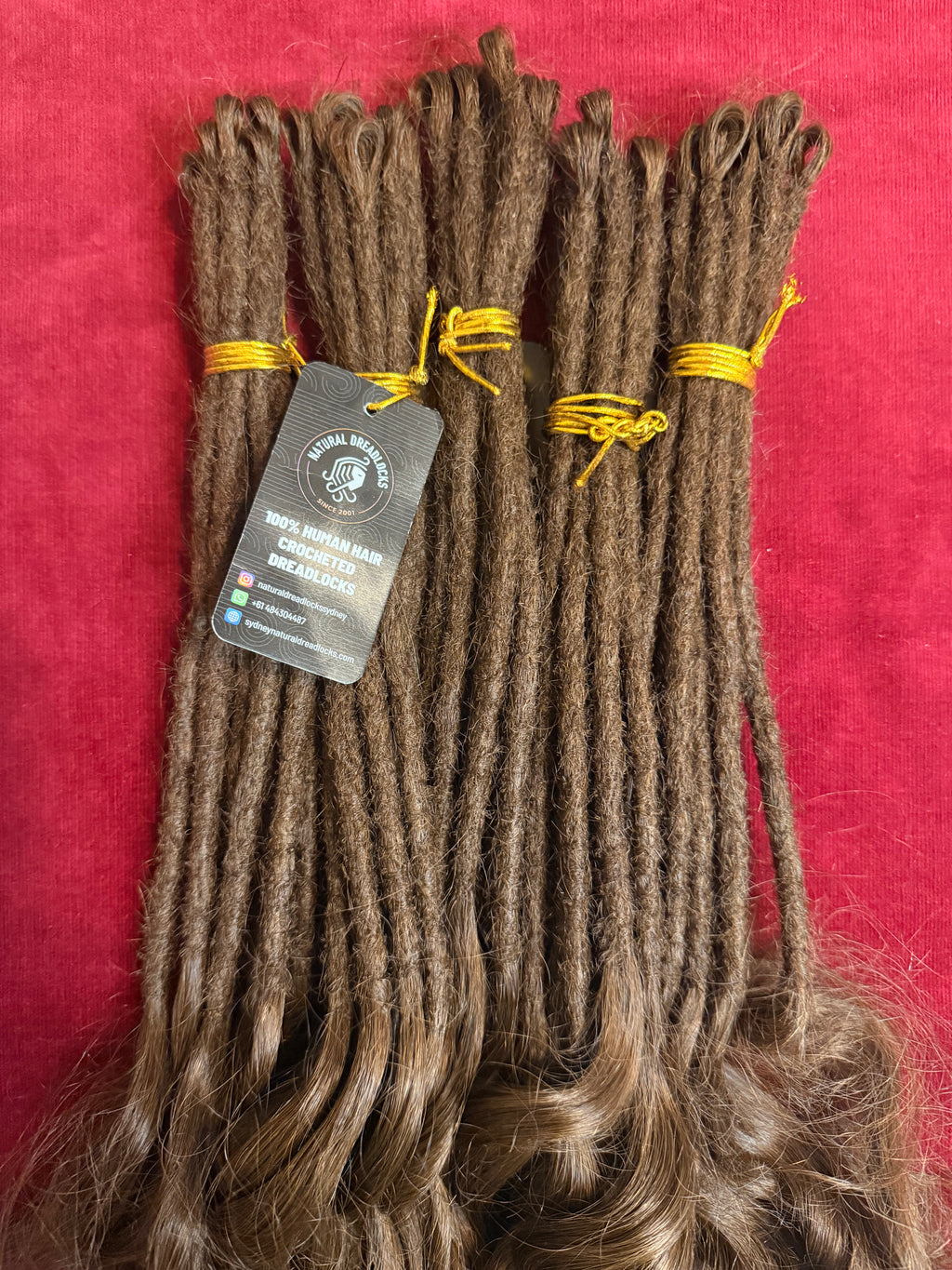 Goddess Locks Chocolate Brown 10 Units Bundle