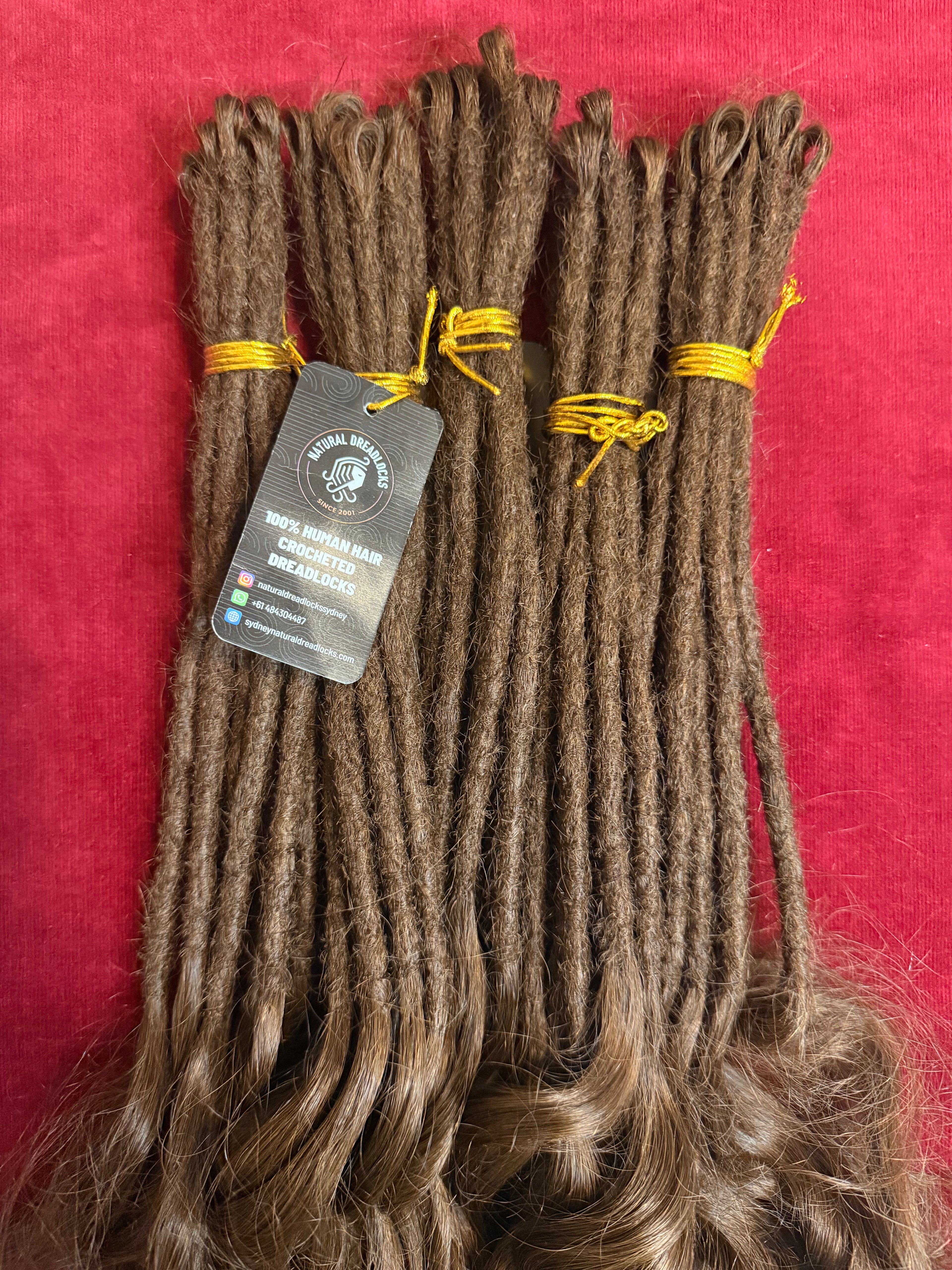 Goddess Locks Chocolate Brown 10 Units Bundle