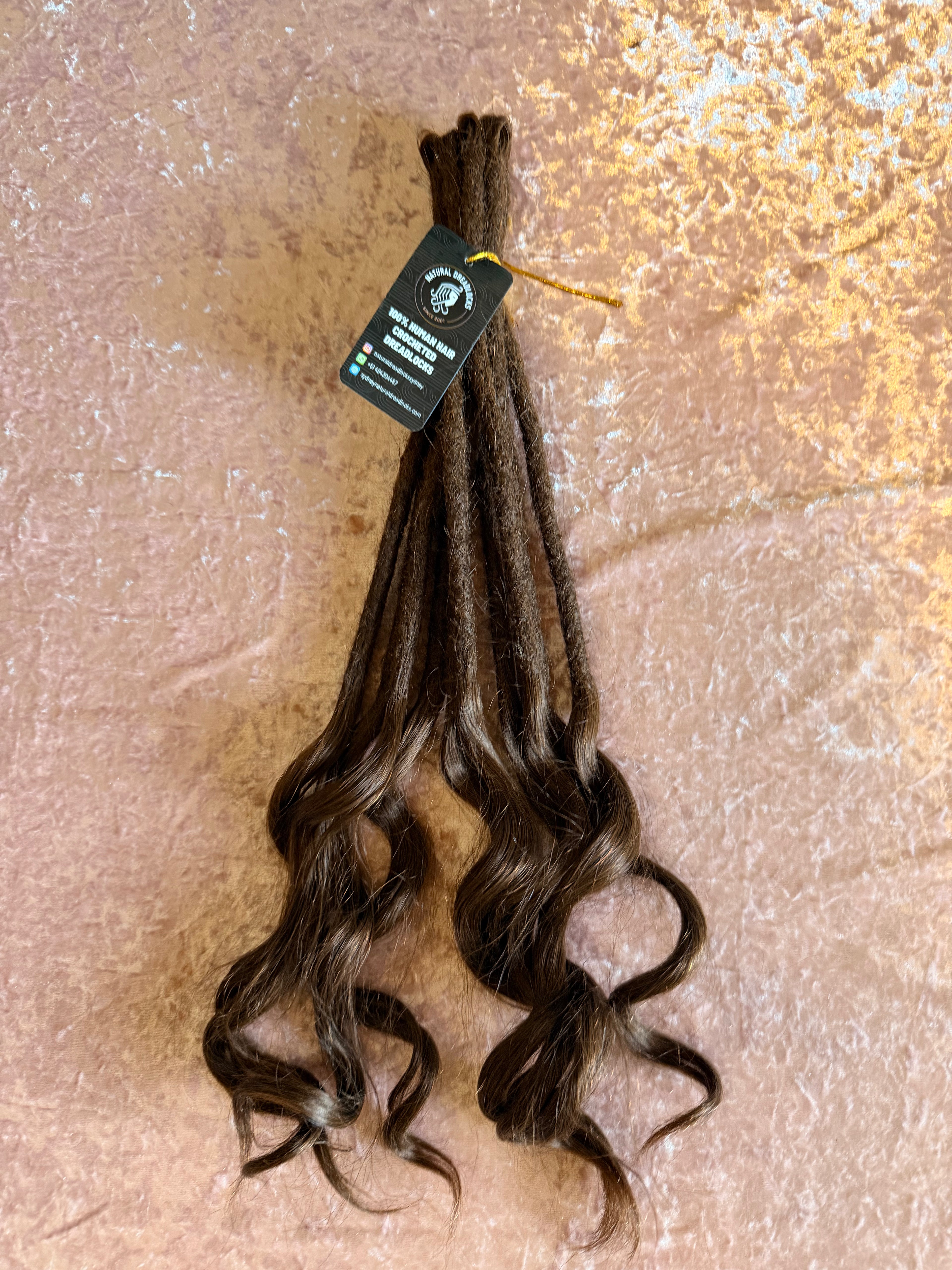 Goddess Locks Chocolate Brown 10 Units Bundle