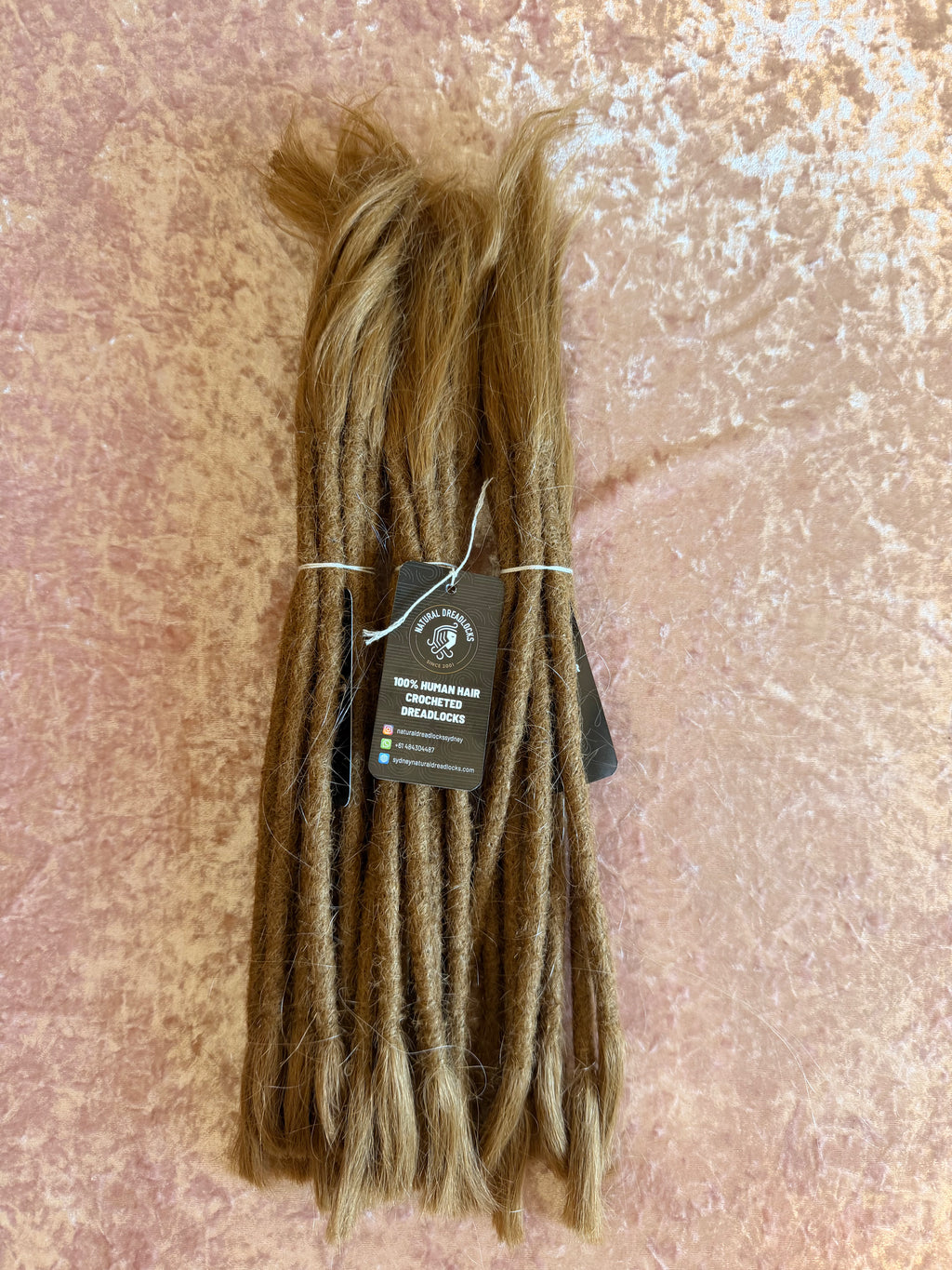 Straight Hair Honey Blonde Dreadlock Extensions with open ends 10 units bundle