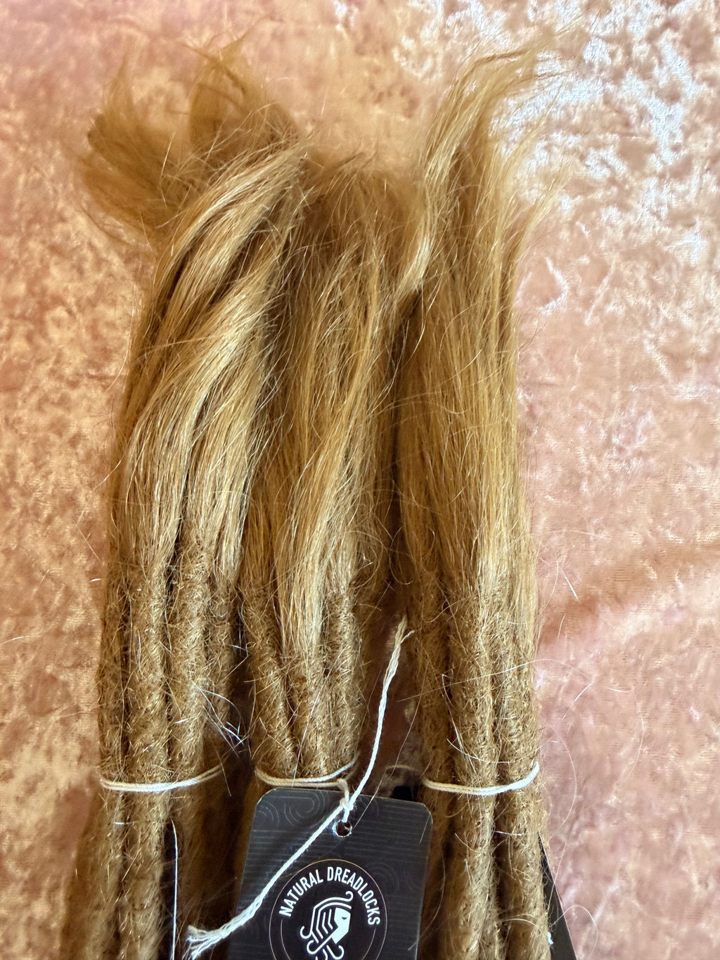 Straight Hair Honey Blonde Dreadlock Extensions with open ends 10 units bundle