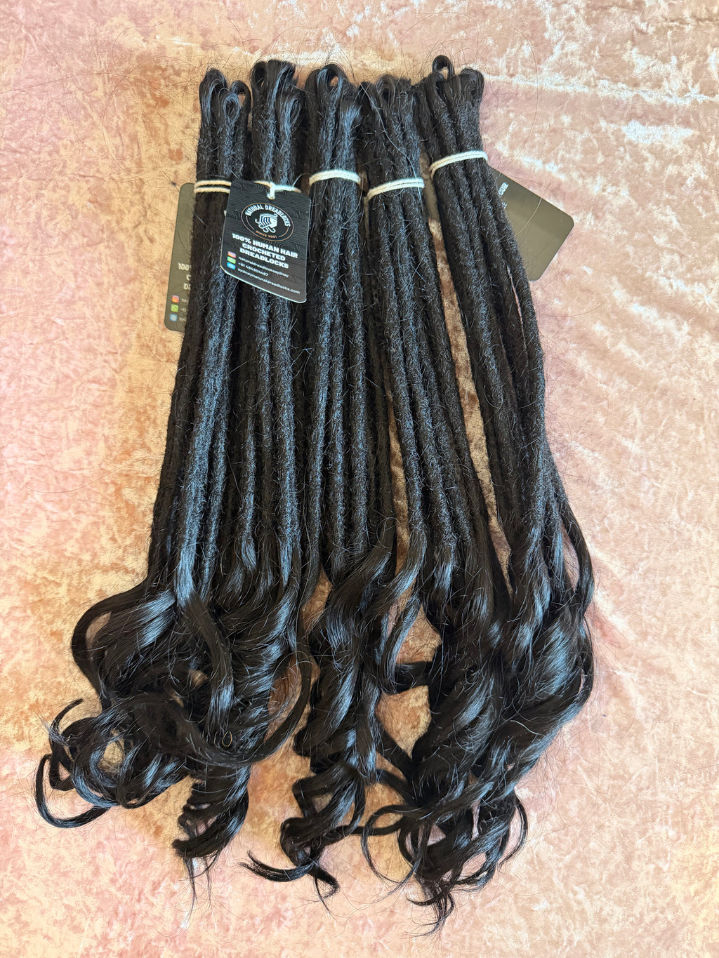 Goddess Locks Natural Black 10 Units Bundle