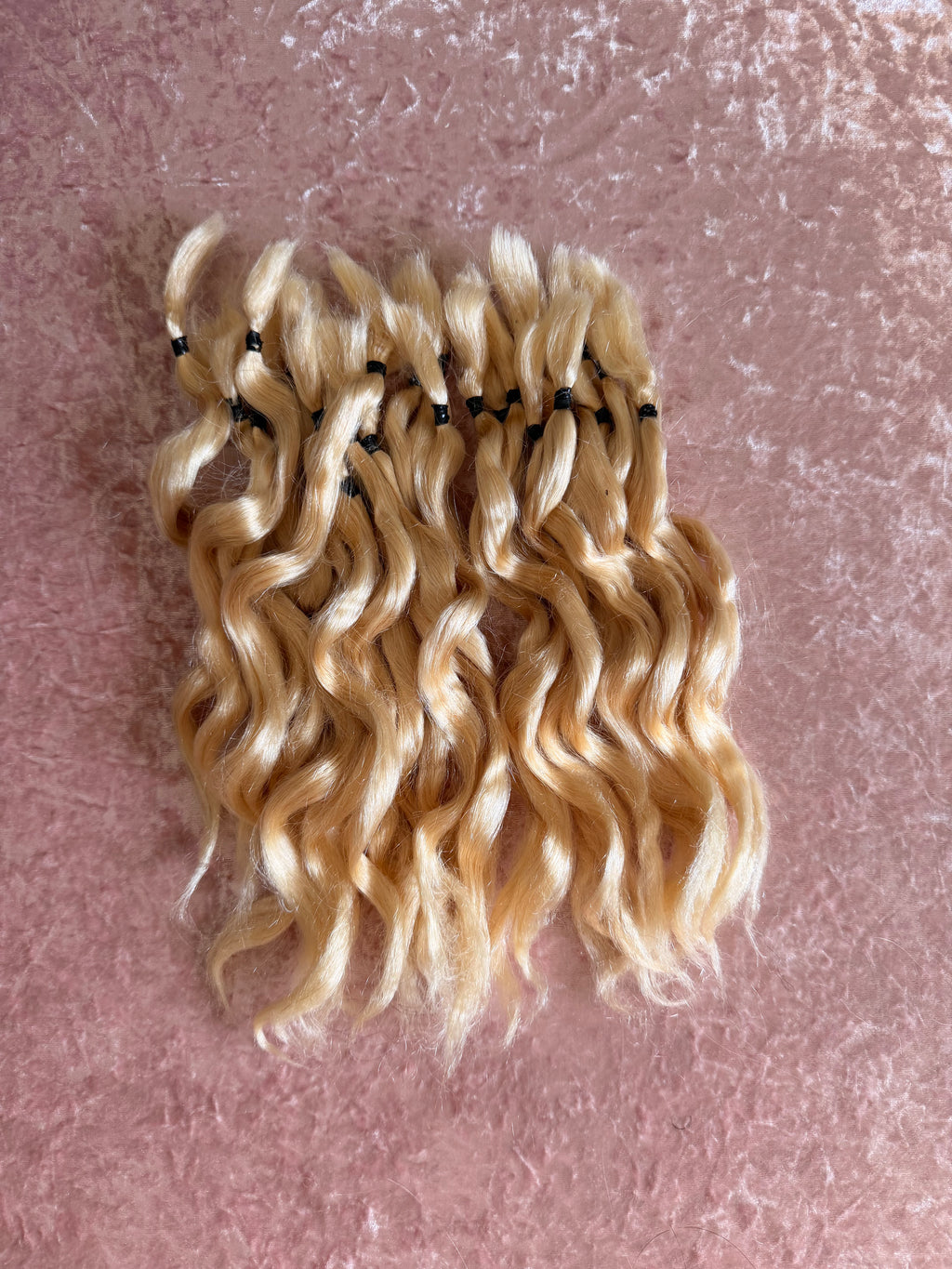 Curly Wavy ends 100gr Bundle - 100% Human Hair for Dreadlock Maintenance & Style