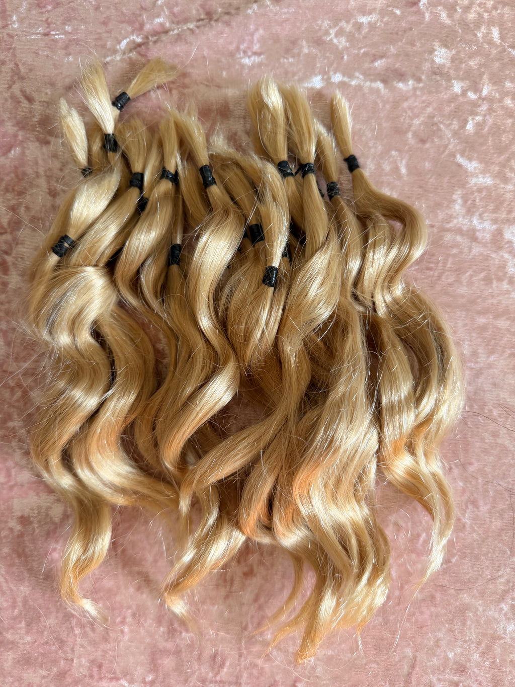 Curly Wavy ends 100gr Bundle - 100% Human Hair for Dreadlock Maintenance & Style