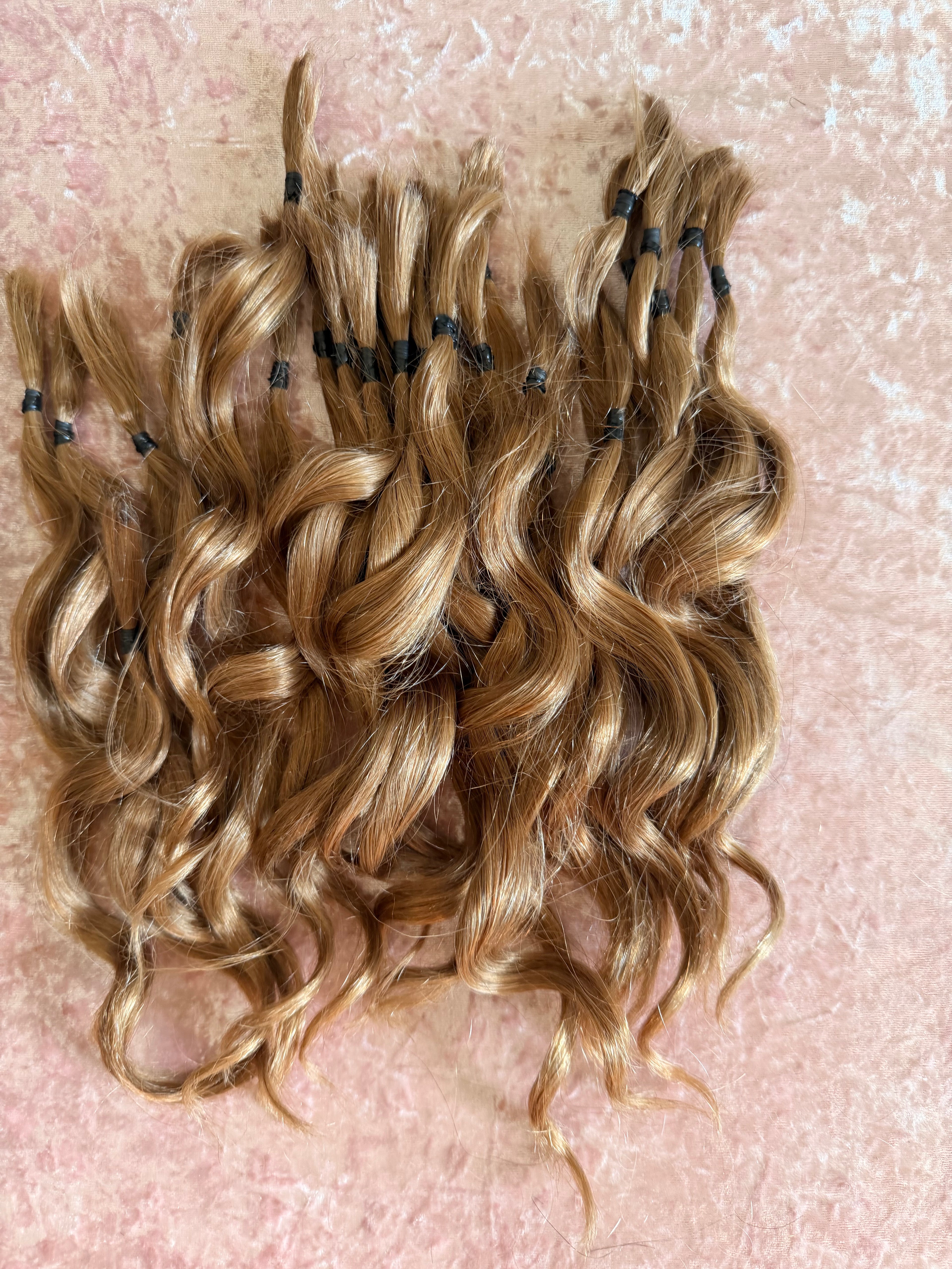 Curly Wavy ends 100gr Bundle - 100% Human Hair for Dreadlock Maintenance & Style