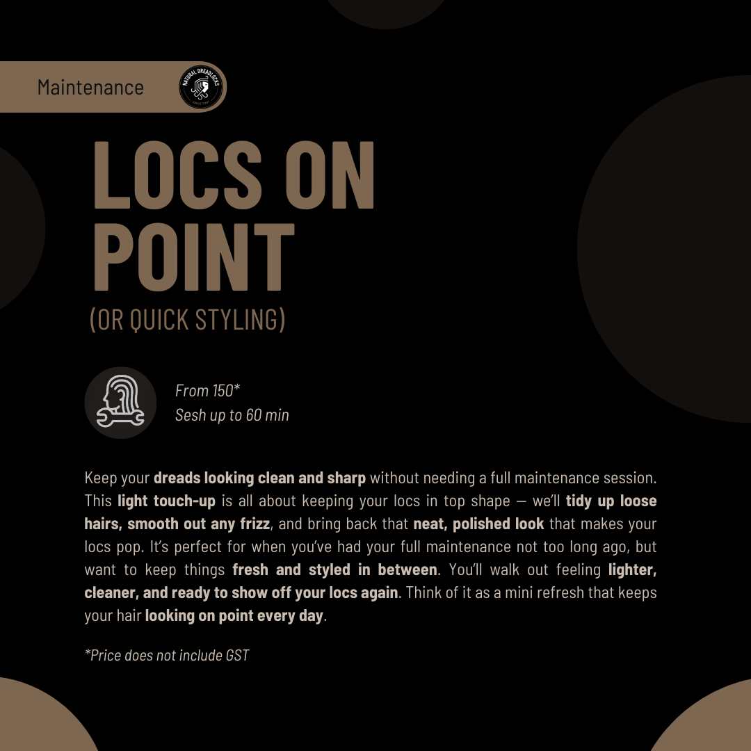 Locs on Point (Quick Styling)