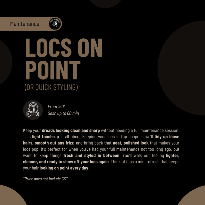 Locs on Point (Quick Styling)