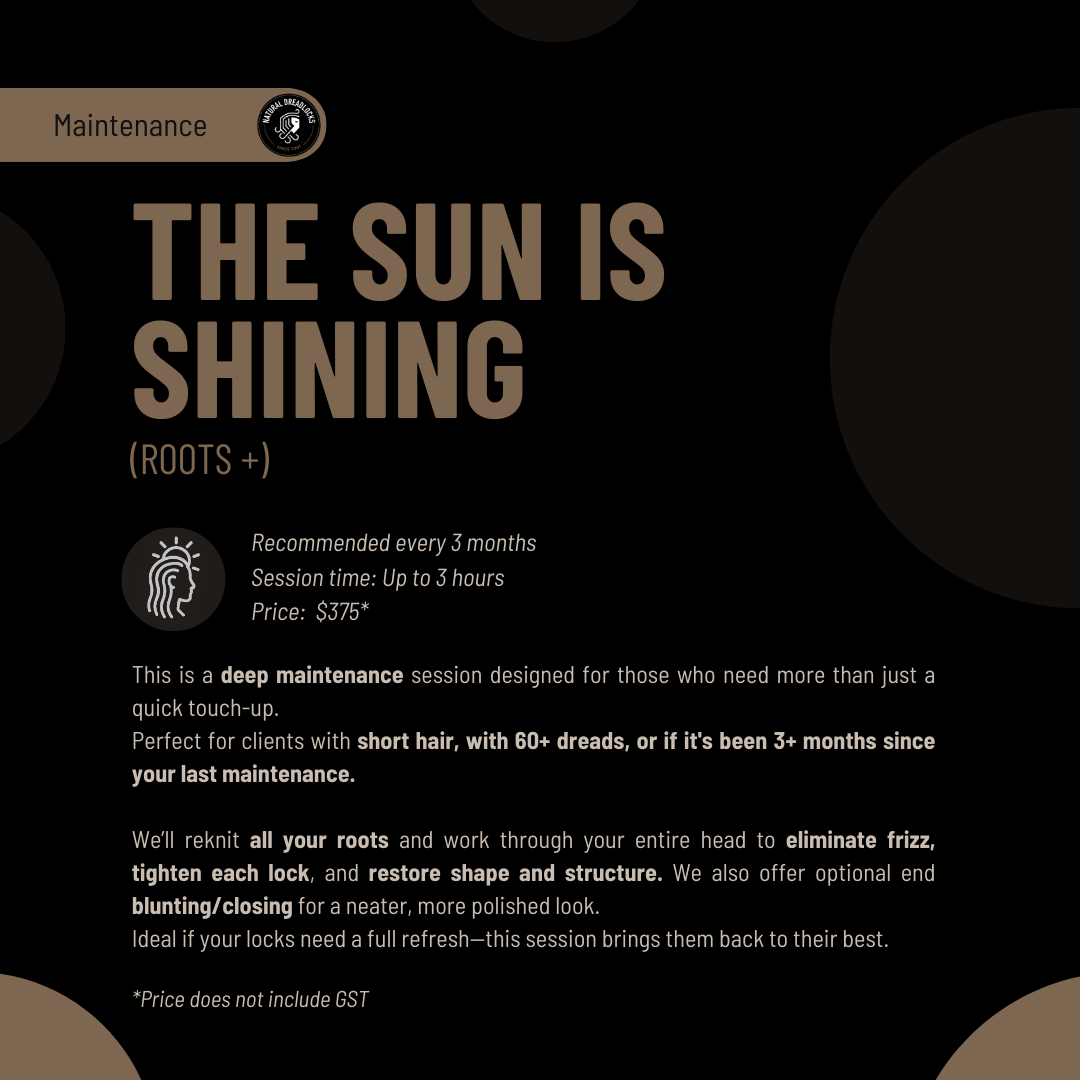 Dread Maintence -- The Sun is Shining (Full Roots + Lock Work)